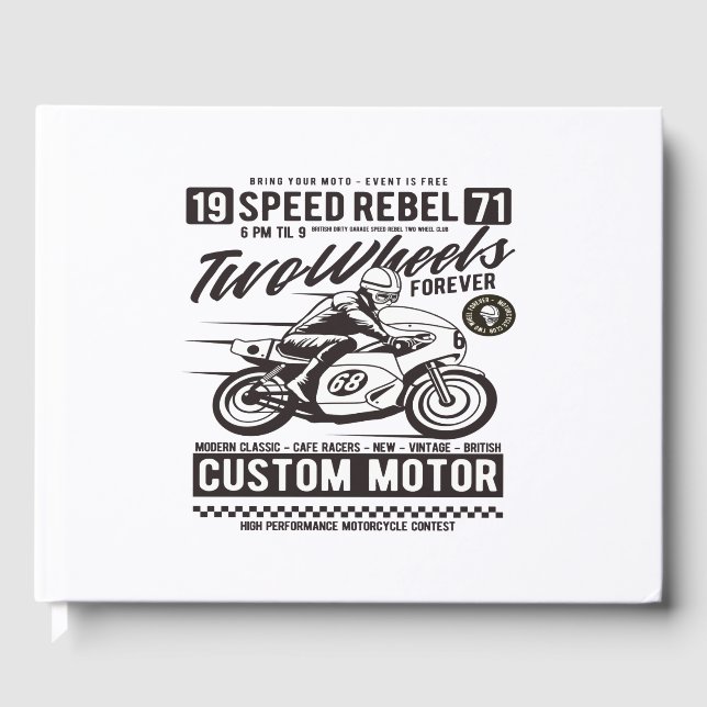 Two Wheels Forever Guest Book (Front)