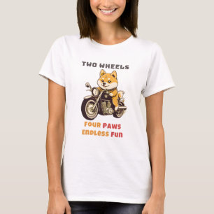 Two Wheels Four Paws Endless Fun Outdoor T-Shirt