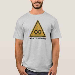 Two Wheels Infinite Detours Cycling T-Shirt