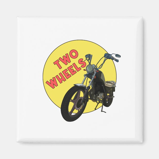 Two Wheels Magnet (Front)