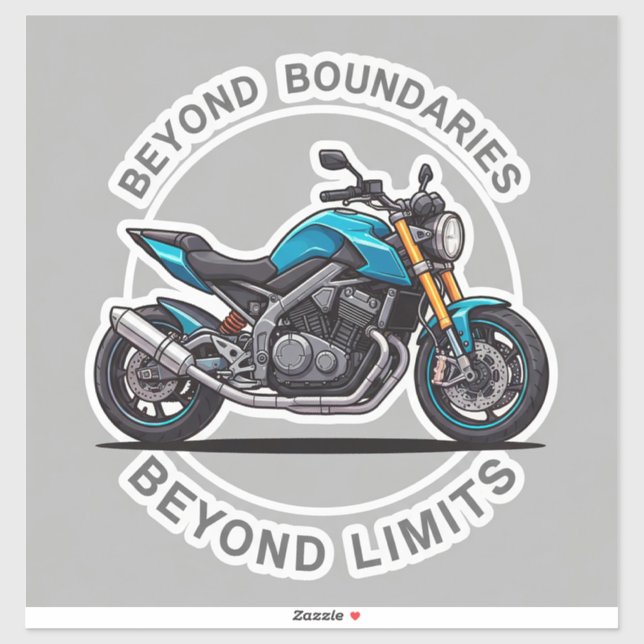 Two Wheels Motorcycle Sticker Art (Sheet)