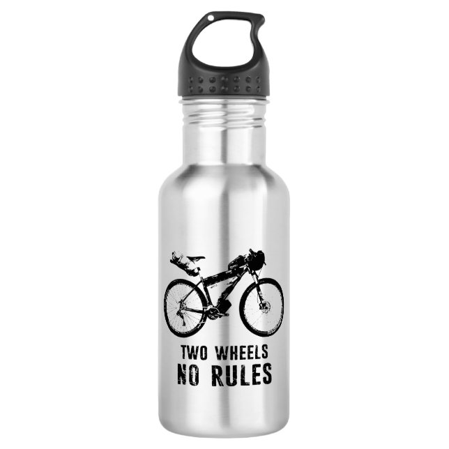 Two Wheels No Rules Bikepacking 532 Ml Water Bottle (Front)