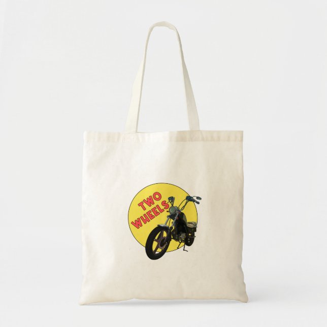 Two Wheels Tote Bag (Front)