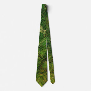 Two White Butterflies by Vincent van Gogh Tie