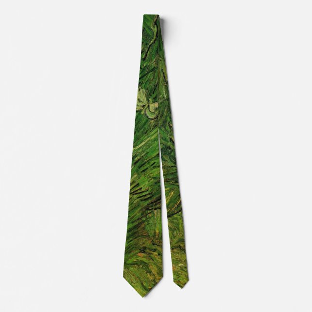 Two White Butterflies by Vincent van Gogh Tie (Front)