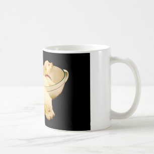 Two White German Shepherd Puppies Coffee Mug