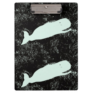 two white whales clipboard