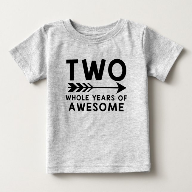 Two Whole Years of AWESOME Shirt (Front)