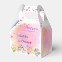 "Two Wild" 2nd Birthday Favour Boxes