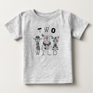 Two Wild 2nd Birthday T Shirt