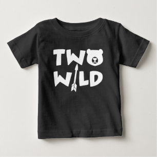 Two Wild Birthday Boy Baby T-Shirt