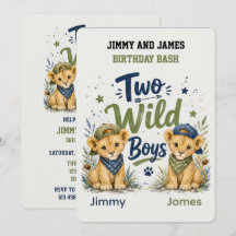Two Wild Boys Birthday Bash