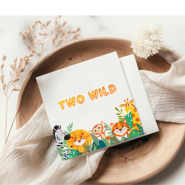 Two Wild Boys Paper Napkin (Creator Uploaded)