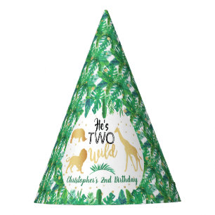 Two Wild Boys Second Birthday Party Hat
