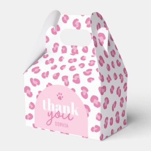 Two Wild Girl 2nd Birthday Party Favor Box