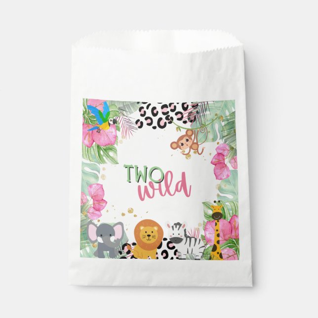 Two Wild Girls Favour Bags (Front)