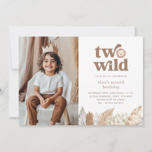 Two Wild Landscape Photo Invitation