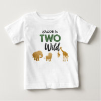 Two Wild Safari Animals Party Boy 2nd Birthday