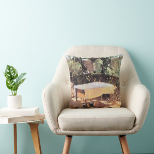 Two Wine Glasses by John Singer Sargent Cushion