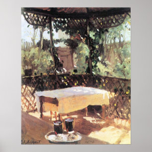 Two Wine Glasses by John Singer Sargent Poster