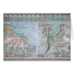 Two Winged Griffins, from the Palace of