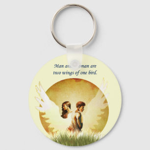 Two Wings Key Ring