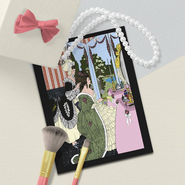 Two Women By Aubrey Beardsley Postcard (Creator Uploaded)