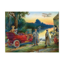 Two women in automobile, 1910