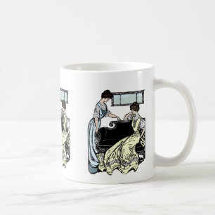 Two Women in Long Dresses Coffee Mug