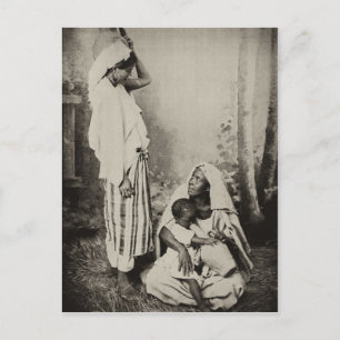 Two women in Tangier, Morocco, 1898 Postcard