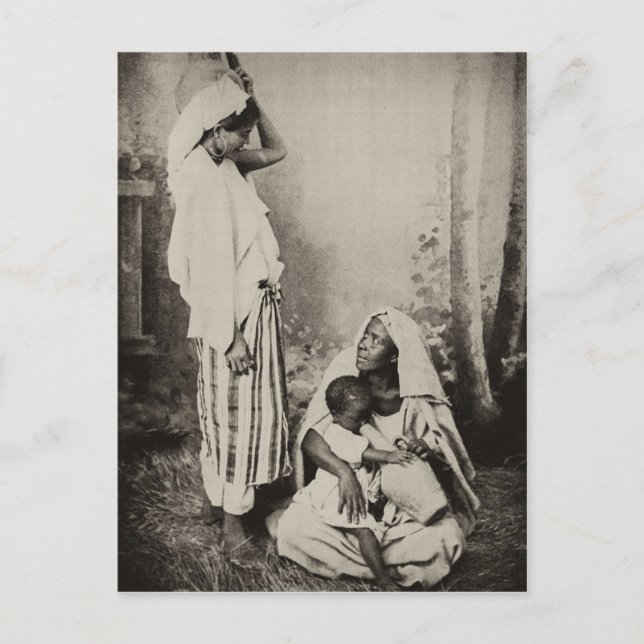 Two women in Tangier, Morocco, 1898 Postcard (Front)
