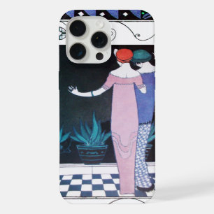 TWO WOMEN IN THE NIGHT Art Deco Beauty Fashion iPhone 15 Pro Max Case