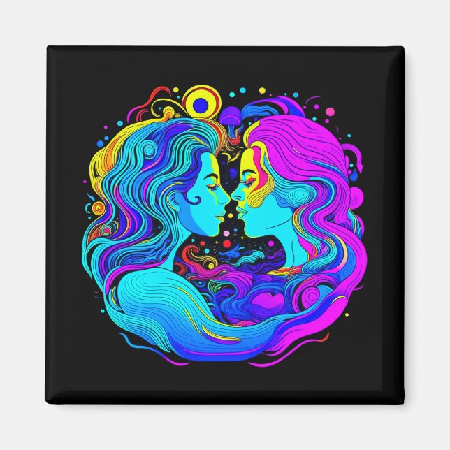 Two Women Magnet (Front)