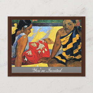 Two Women Of Tahiti (What'S New Parau Api) Invitation