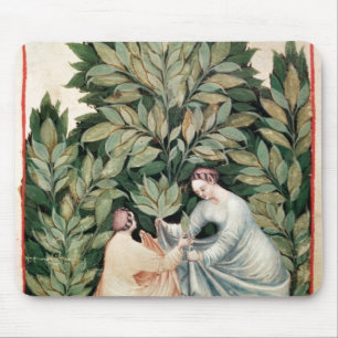Two women picking sage, from 'Tacuinum Mouse Mat
