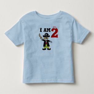 Two year old birthday boy ( pirate ) toddler T-Shirt
