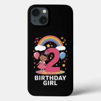 Two Year Old Birthday Girl Cute 2nd Birthday 