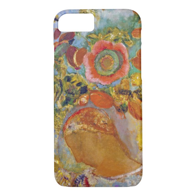 Two Young Girls among Flowers, Redon Case-Mate iPhone Case (Back)