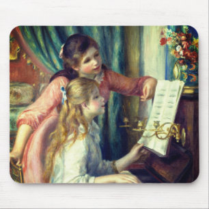 Two Young Girls at the Piano by Renoir: Mouse Mat