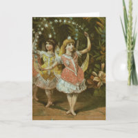 Two young girls perform ballet