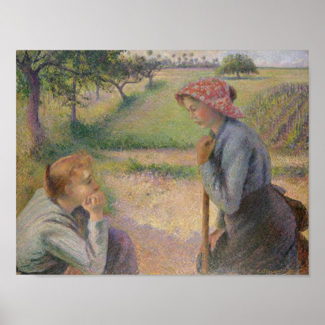Two Young Peasant Women Poster (Front)