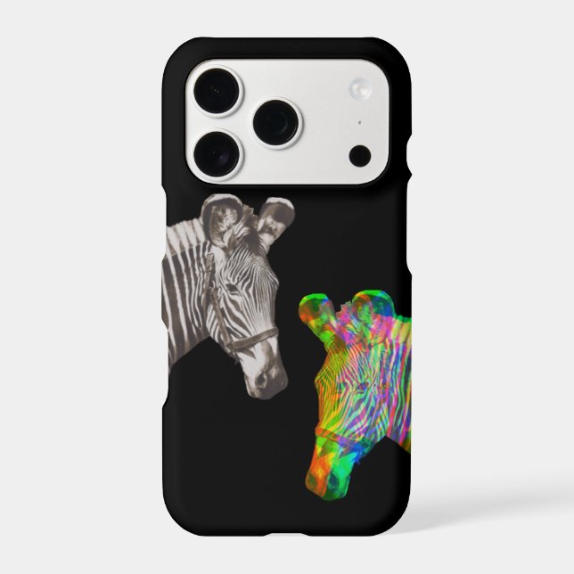 Two Zebras  iPhone / iPad case (Back)