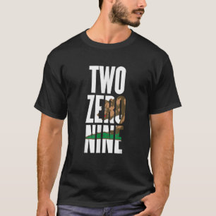 Two Zero Nine 209 Area Code California Stockton Mo T-Shirt