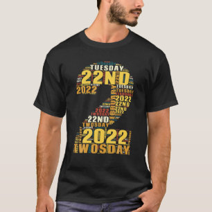 Twosday Tuesday February 22Nd 2022 T-Shirt