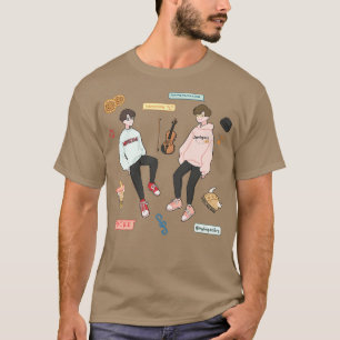 Twoset Violin s Sticker Set  T-Shirt