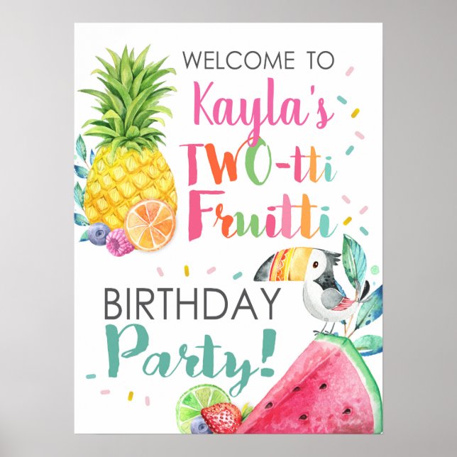 Twotti Fruitt Party Poster (Front)