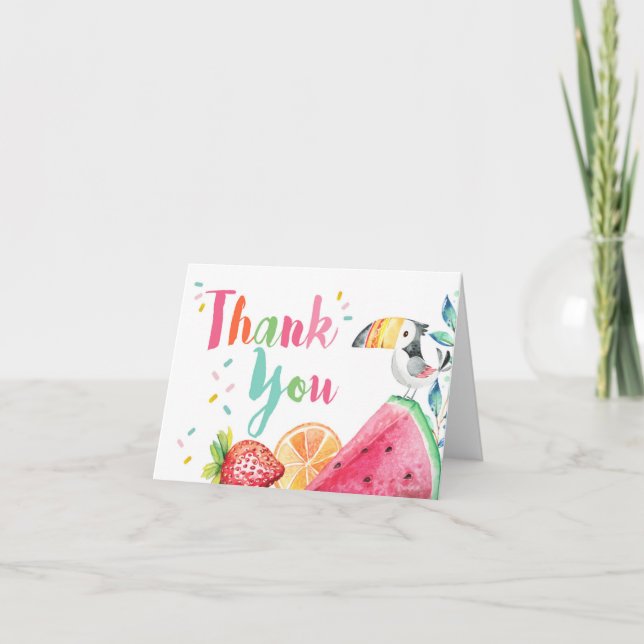 Twotti Fruitti Thank You Card (Front)