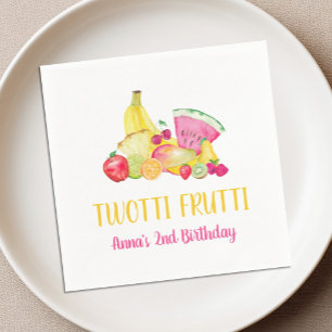 Twotti Frutti 2nd Birthday Napkins