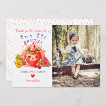 TWOTTI Tutti Frutti Summer Fruit Girl 2nd Birthday
