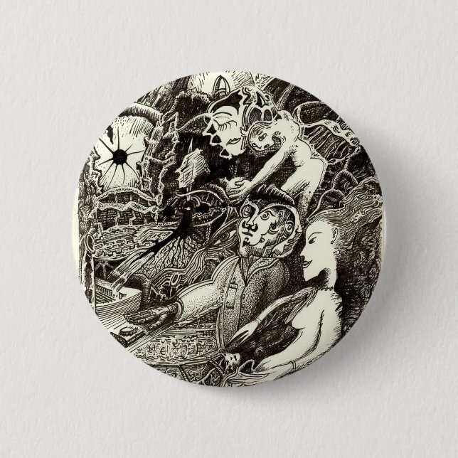 TwoWorlds 6 Cm Round Badge (Front)